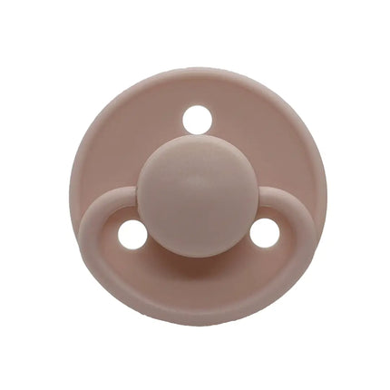 Round latex pacifier