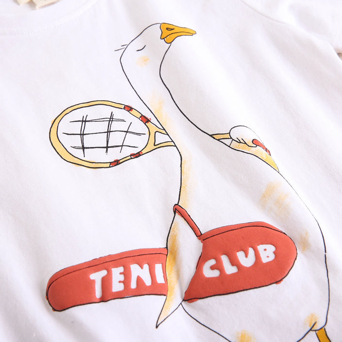 White and duck t-shirt