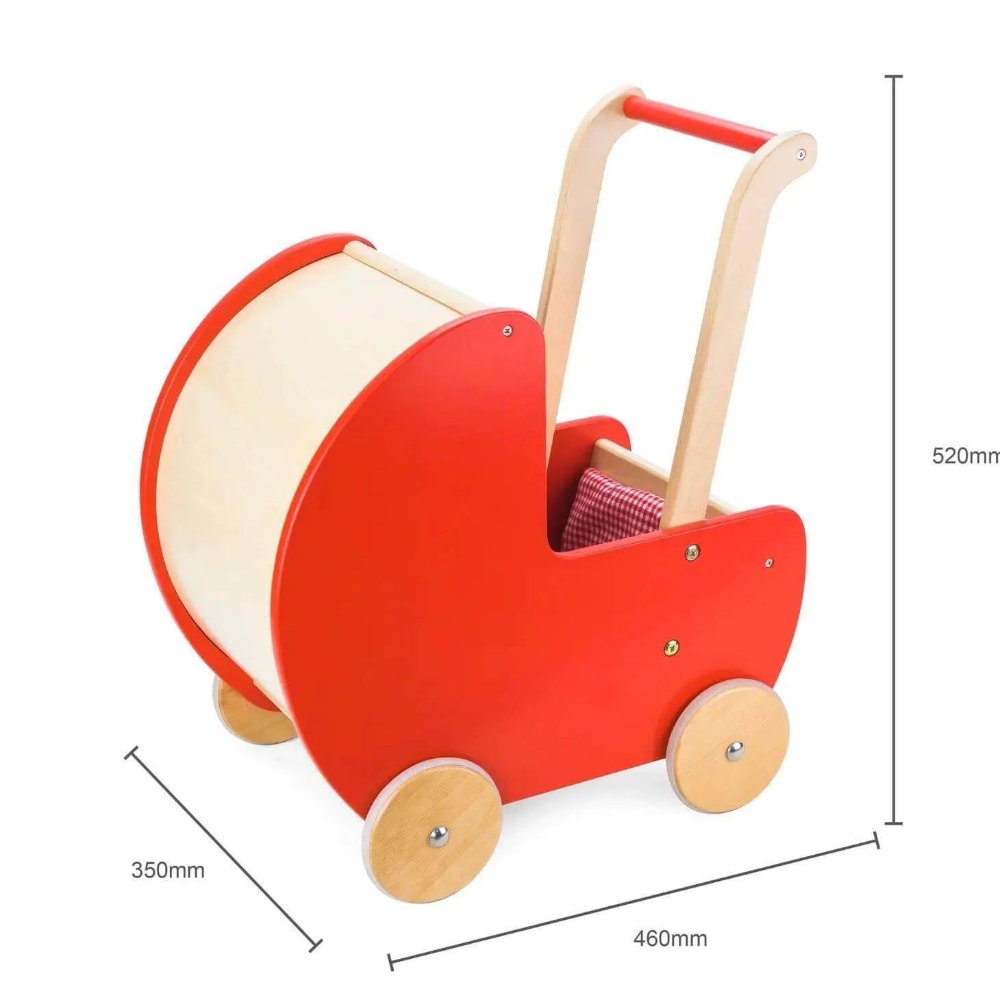 Carrozzina per bambola in legno - Hebi