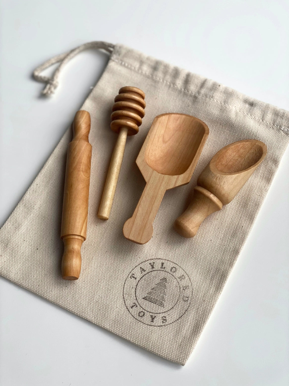 Mini kit di attrezzi in legno Montessori