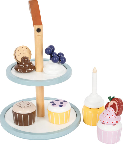 Supporto per cupcake «tasty» | giochi di ruolo | legno