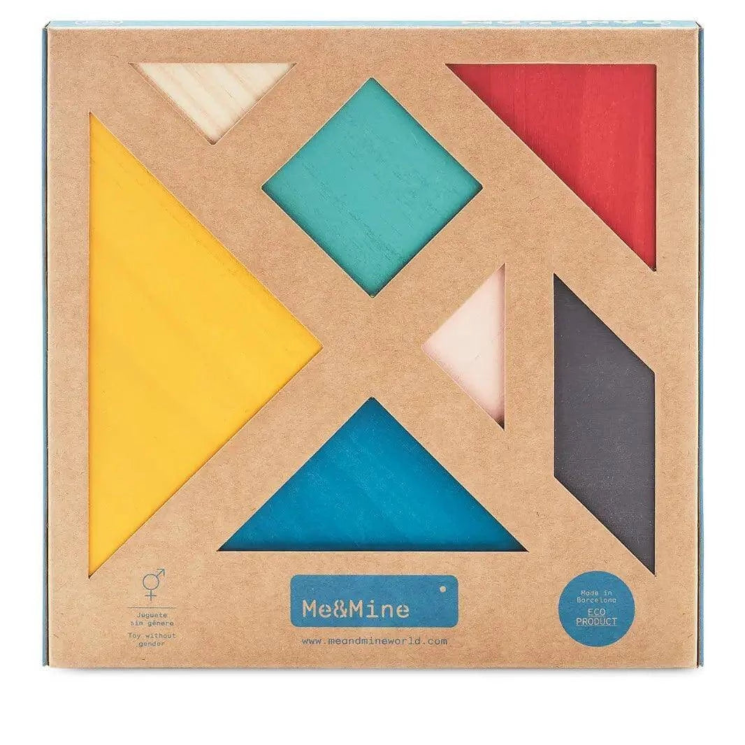 Tangram: puzzle in legno - Hebi