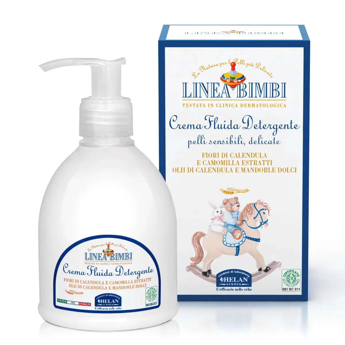 Linea Bimbi - Crema Fluida Detergente 240ml - Hebi