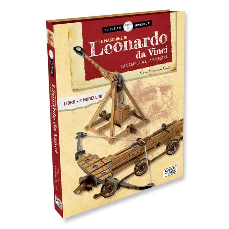 Le macchine di Leonardo Da Vinci 3D Catapulta e Balestra - Hebi