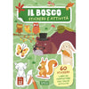 Stickers e Attività: Animali del bosco - Hebi