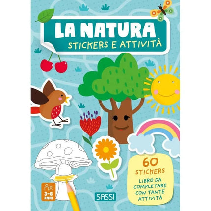 Stickers e Attività: Natura - Hebi